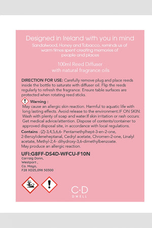 Carraig Donn Remind Fragrance Reed Diffuser
