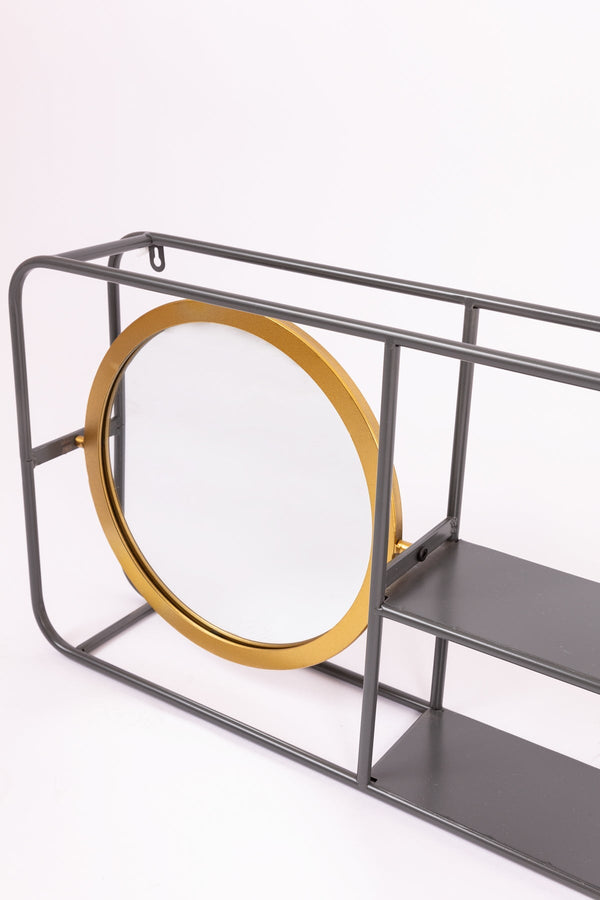 Carraig Donn Retro Shelved Wall Mirror
