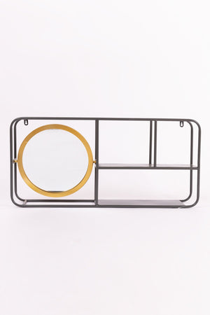 Carraig Donn Retro Shelved Wall Mirror
