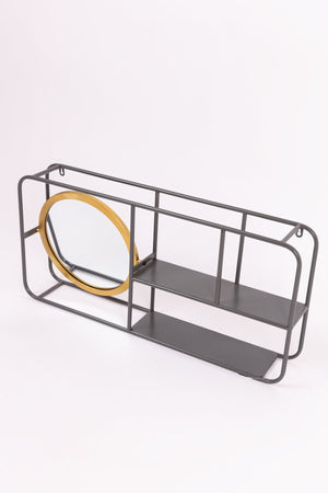 Carraig Donn Retro Shelved Wall Mirror