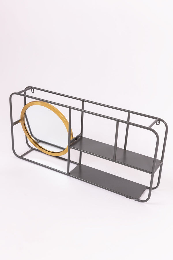 Carraig Donn Retro Shelved Wall Mirror