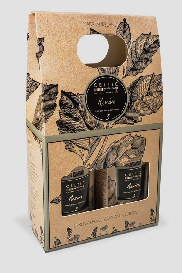 Carraig Donn Revive Organic Luxury Hand Soap & Lotion Set