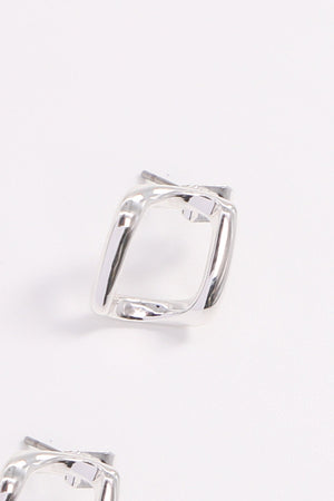 Carraig Donn Rhombus Earrings in Silver