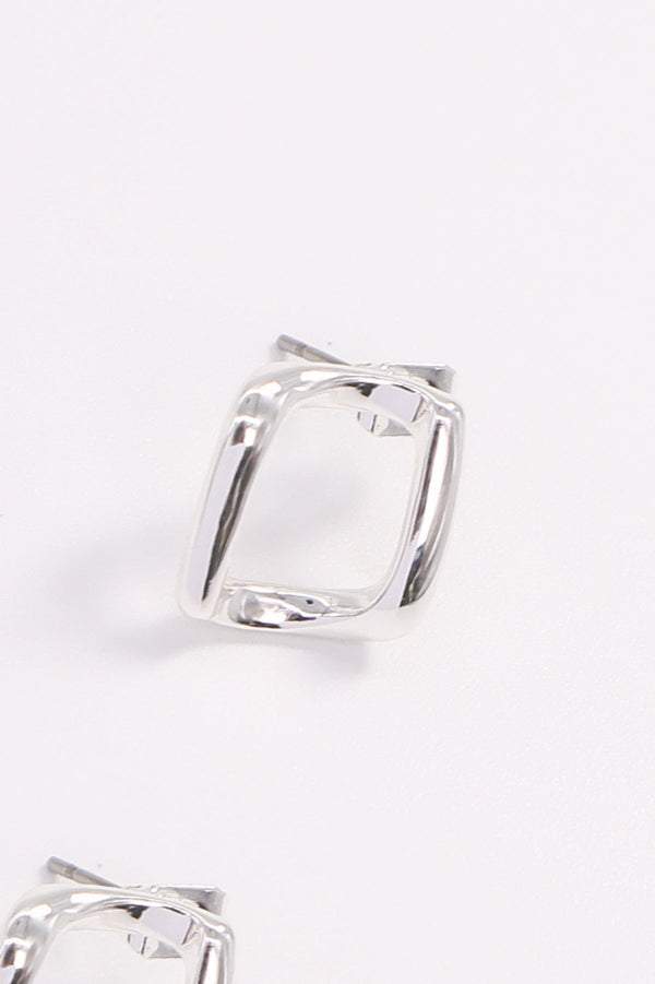 Carraig Donn Rhombus Earrings in Silver