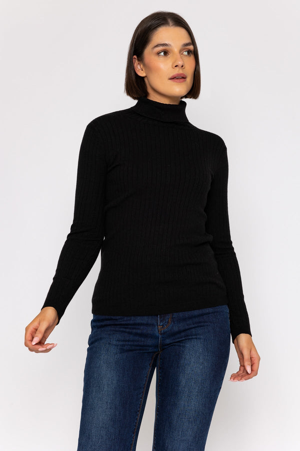 Carraig Donn Rib Roll Neck Knit