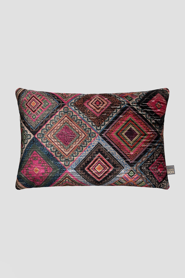 Carraig Donn Rio Dark Geometric Cushion