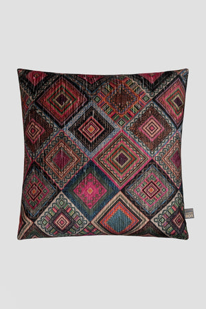 Carraig Donn Rio Pink Geo Square Cushion