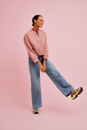 Carraig Donn Roda Wide Leg Denim Jeans