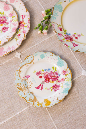 Carraig Donn Rosa Belle Blue Side Plate