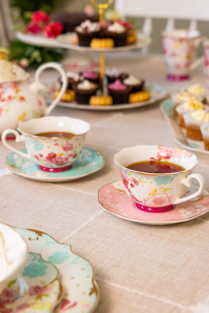 Carraig Donn Rosa Belle Cups & Saucer Set