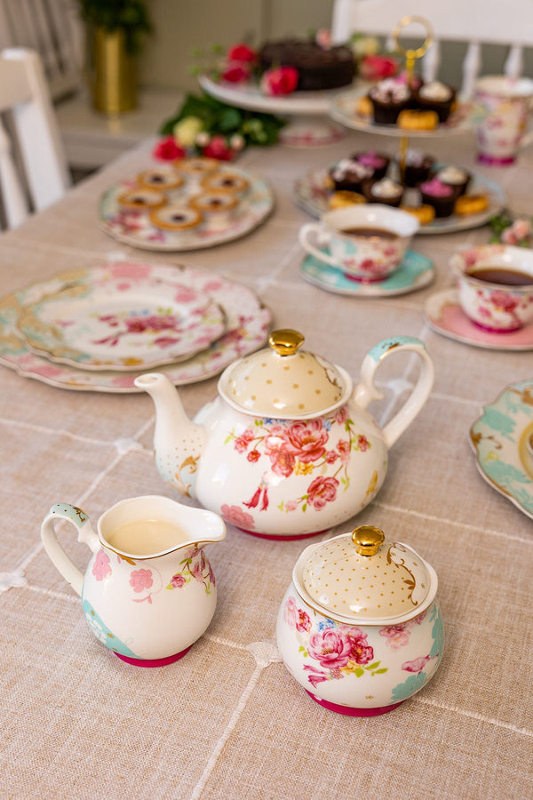 Carraig Donn Rosa Belle Sugar & Creamer Set