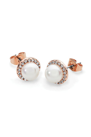 Carraig Donn Round Pearl Earrings