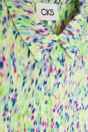 Carraig Donn Ruttens Shirt in Green Print