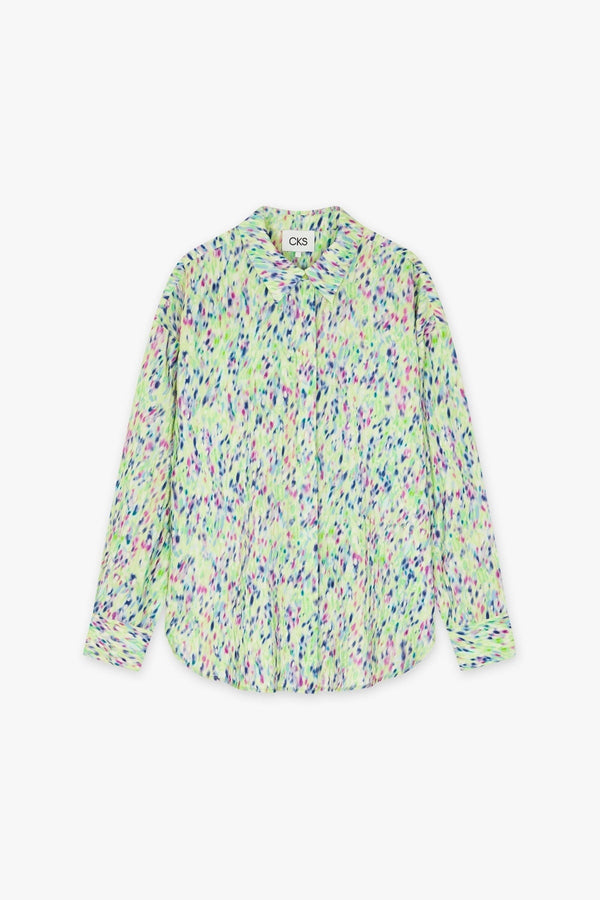 Carraig Donn Ruttens Shirt in Green Print