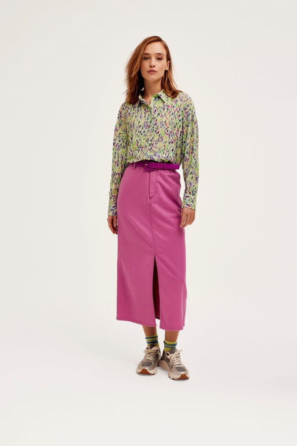 Carraig Donn Ruttens Shirt in Green Print