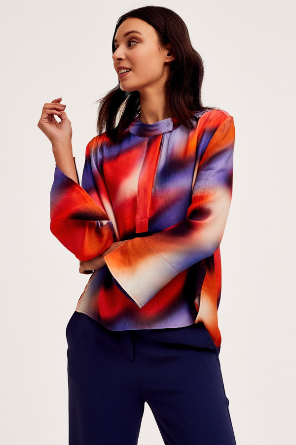 Carraig Donn Saledo Top in Multi Print