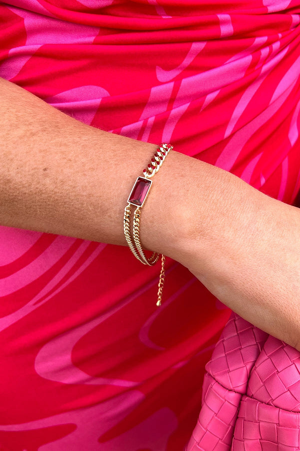 Carraig Donn Sariyah Fuchsia Bracelet