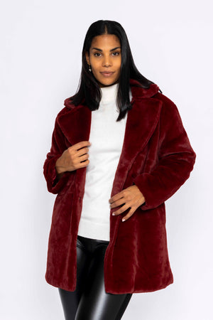 Carraig Donn Sasha Jacket in Red