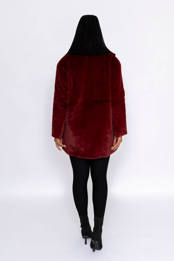 Carraig Donn Sasha Jacket in Red