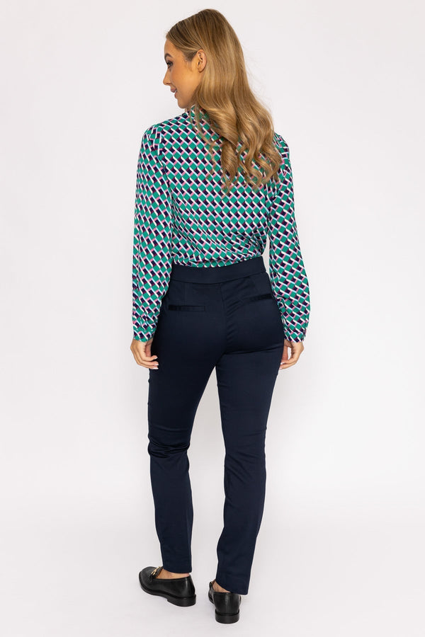 Carraig Donn Sateen Pant in Navy
