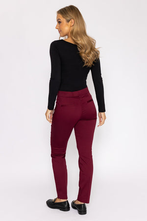 Carraig Donn Sateen Pant in Plum