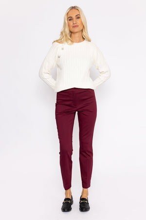 Carraig Donn Sateen Pant in Plum