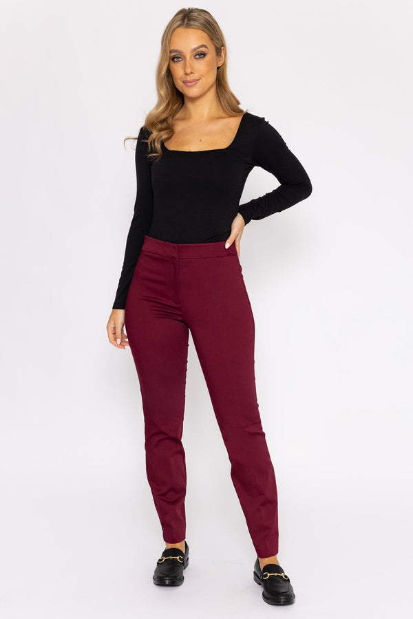 Carraig Donn Sateen Pant in Plum