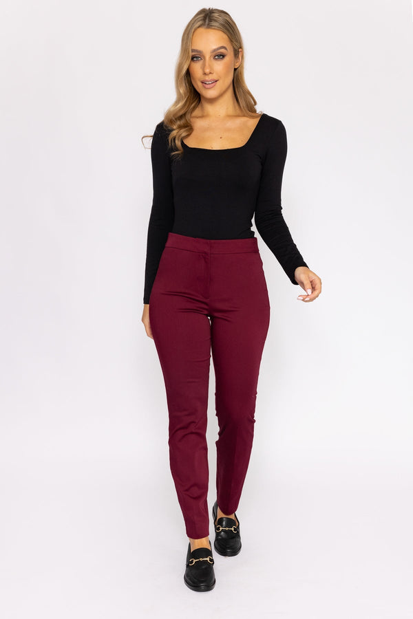 Carraig Donn Sateen Pant in Plum