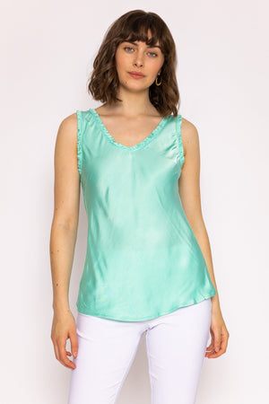 Carraig Donn Satin Cami in Mint