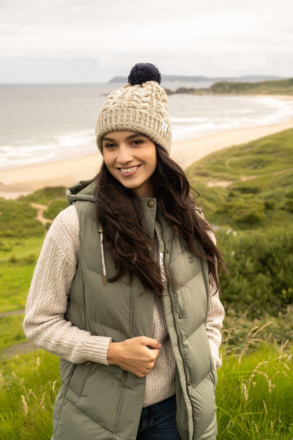 Carraig Donn Savannah Gilet in Khaki