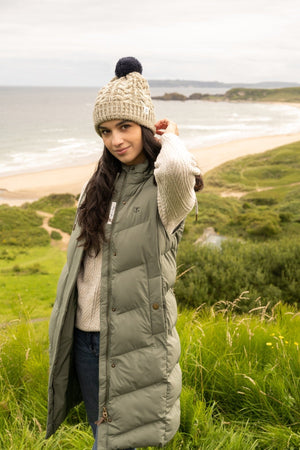 Carraig Donn Savannah Gilet in Khaki