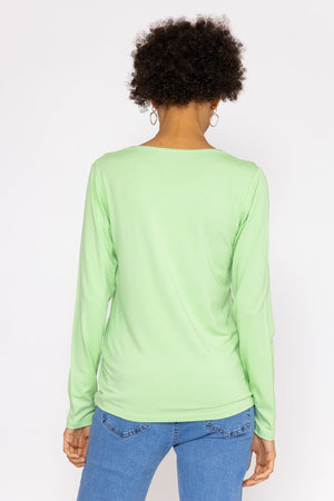 Carraig Donn Scoop Neck Tee in Mint
