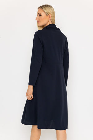Carraig Donn Scuba Roll Neck Midi Dress