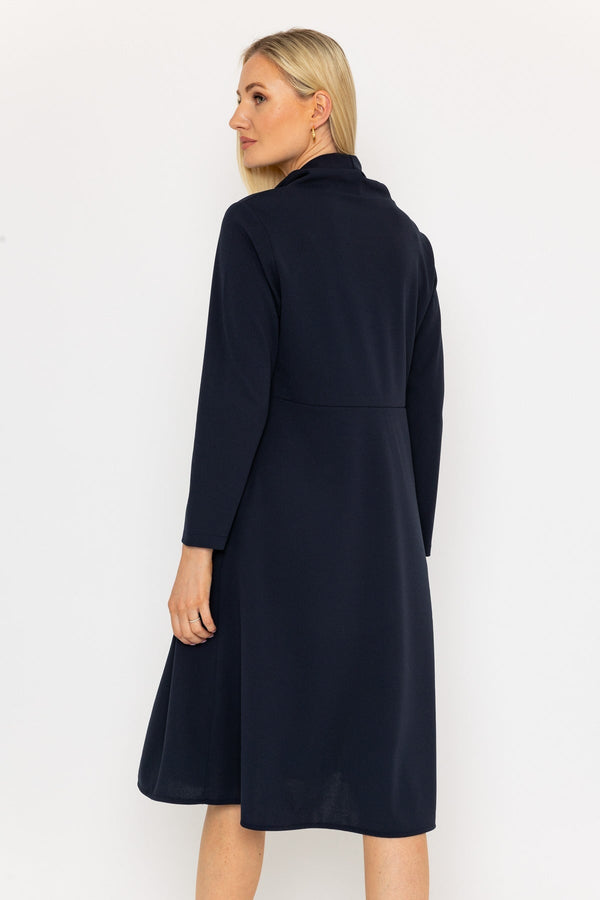 Carraig Donn Scuba Roll Neck Midi Dress