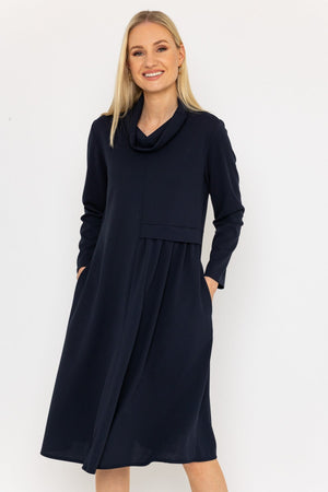 Carraig Donn Scuba Roll Neck Midi Dress