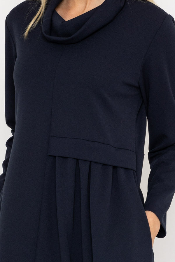 Carraig Donn Scuba Roll Neck Midi Dress