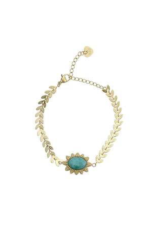 Carraig Donn Semi Precious Amazon Stone Bracelet