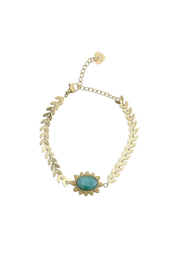 Carraig Donn Semi Precious Amazon Stone Bracelet