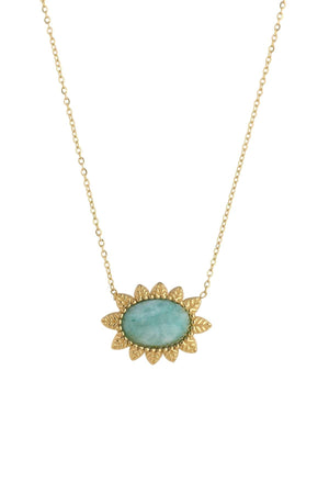 Carraig Donn Semi Precious Amazon Stone Necklace