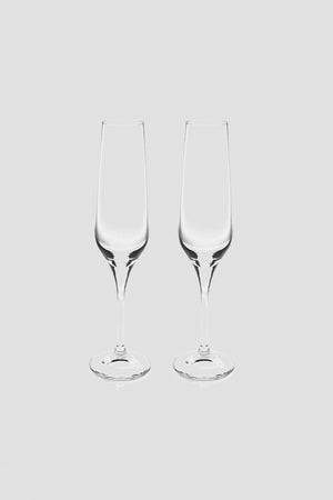 Carraig Donn Set of 2 Crystal Champagne Glasses