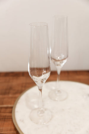 Carraig Donn Set of 2 Crystal Champagne Glasses