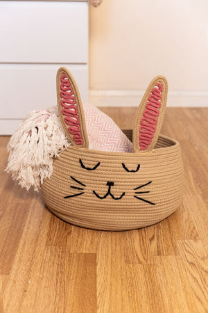 Carraig Donn Set of 2 Woven Bunny Baskets