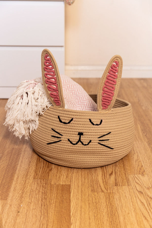 Carraig Donn Set of 2 Woven Bunny Baskets
