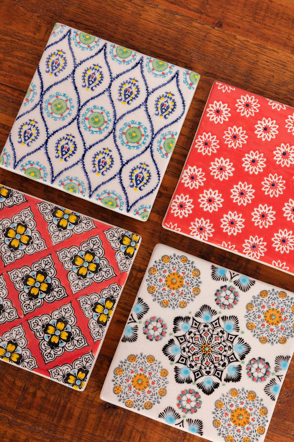 Carraig Donn Set of 4 Eclectic Coasters
