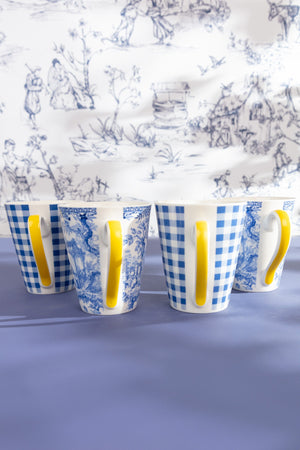 Carraig Donn Set Of 4 French Mugs