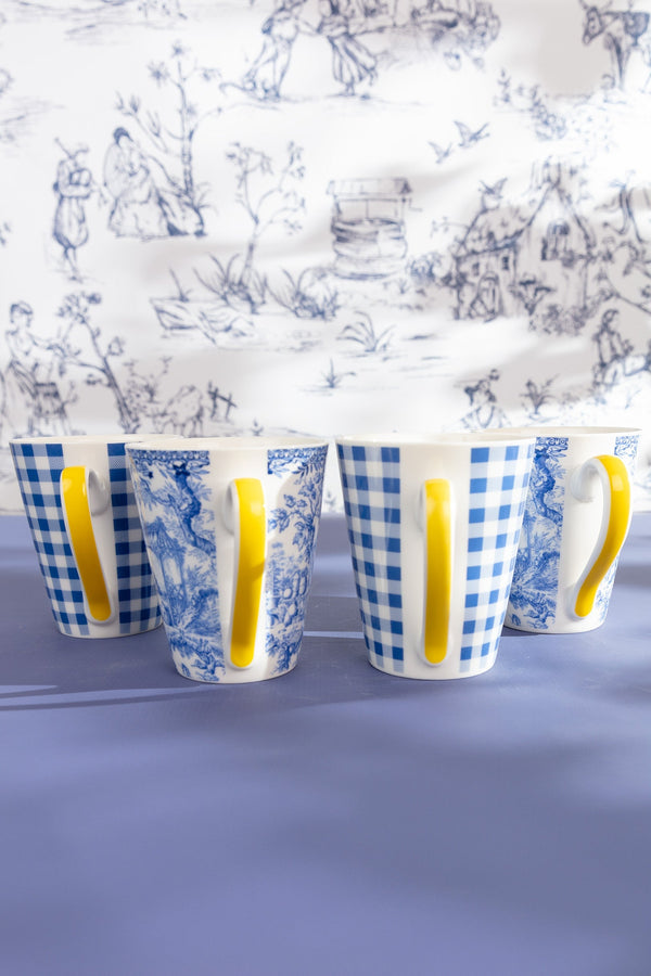 Carraig Donn Set Of 4 French Mugs