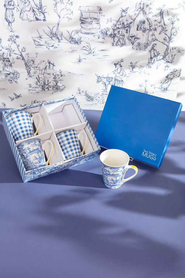 Carraig Donn Set Of 4 French Mugs