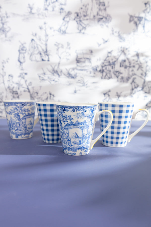 Carraig Donn Set Of 4 French Mugs