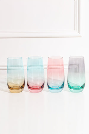 Carraig Donn Set of 4 Lustre Hiball Glasses