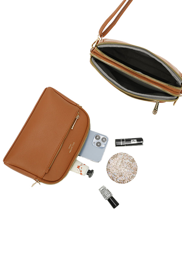 Carraig Donn Shoulder Bag in Brown